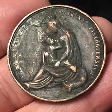 MEDAGLIA RELIGIOSA VOTIVA 1890 BEATA VERGINE SECOLO IV QUO IMACO SUDORE MANAVIT