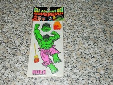 GLI ADESIVI DEI SUPER EROI HULK new gio co.art.8486 NEW IN BLISTER SIGILLATO 