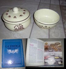 MULINO BIANCO : SCODELLA + PORTA BISCOTTI ANNI 1983/1984 + LIBRO 