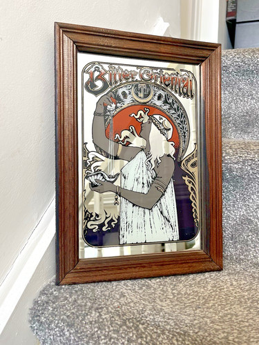 Vintage art nouveau lady - vintage,