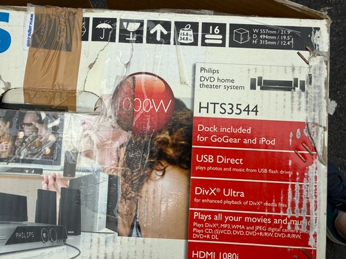 Philips hts3544 channel - 5.1,
