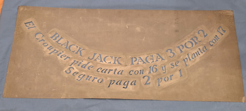 Stencil tavolo blackjack - stencil,
