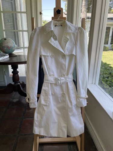 Trench cappotto gucci - gucci, bianco