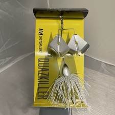 Rara esca HM CUSTOM LURES Quazkiller #02 bianco argento Quaz Killer Updraft Buzz 