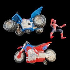 Spiderman 3 Bump N Go 4 Ruote e Moto Modellino Giocattoli