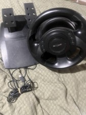 Pc Microsoft SideWinder Precision Gaming Racing Ruota e Pedale Funzionante Ma Leggi