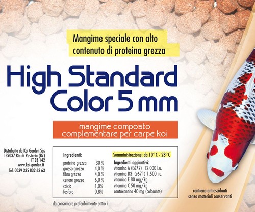 High standard color 10 - high, mm
