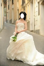 Abito da Sposa Atelier Eme' Montenapoleone (1^ Linea) misura 38/40. Nuovo