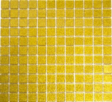 Mosaico glitter oro bagno - mosaico,