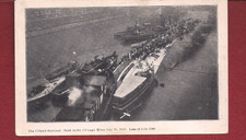 1915 Eastland Tragedia Disastro sul fiume Chicago Cartolina