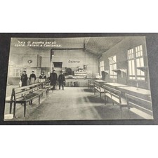 Cartolina Sala di Aspetto per gli Operai Italiani a Costanza