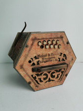 Concertina, Accordéon, Bandoleon, Meinel & Herold, Harmonikafabrik, Ancien. 