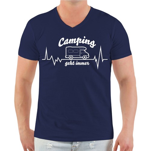 Shirt uomo camper - camper, campeggio