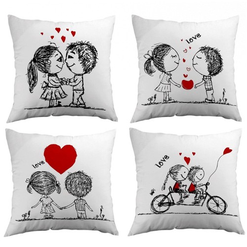 4pz set federa coppia - coppia, amore