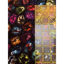 Bicchiere 9x14 Cotone Spandex Taglio Tessuto - Personaggi Magici Scala Piccola