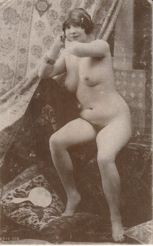 Nudo donna cartolina - nudo,