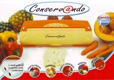 Macchina Sottovuoto per Alimenti con 2 Rotoli Goffrati Orved