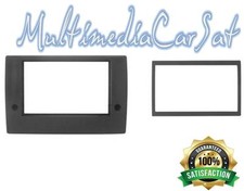 Mascherina Cornice Autoradio Radio Auto Doppio Din Fiat Stilo Antracite 3466