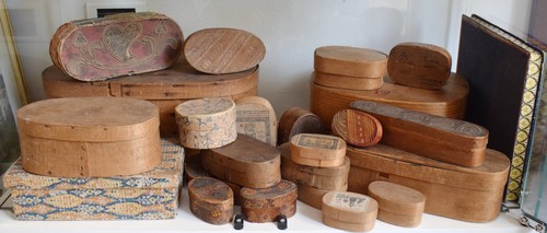 Insieme scatoline antiche - di,