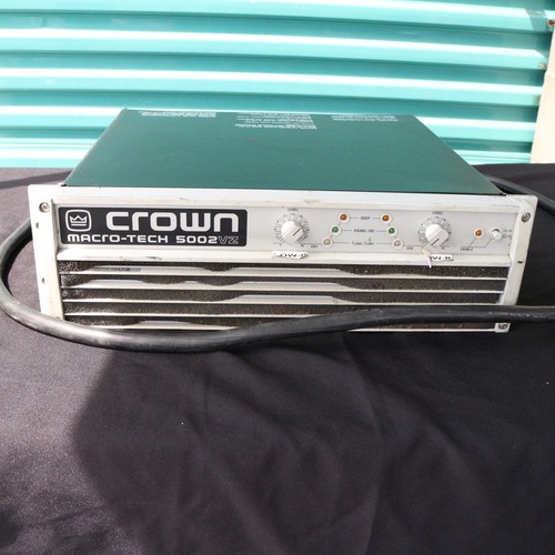 Crown macro tech 5002vz - crown, macro-tech