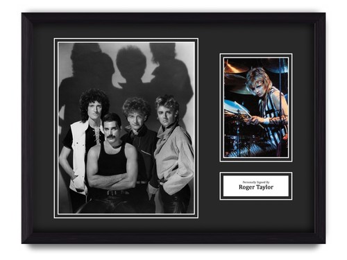 Roger taylor hand signed 16x12 - roger,