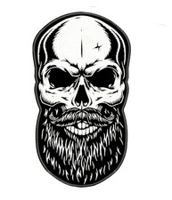 Toppa Teschio SKULL BARBUTO