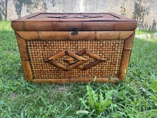 Baule In Legno Di Bambou