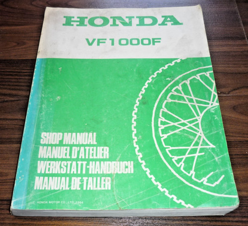 Manuale officina honda vf1000f - manuale,