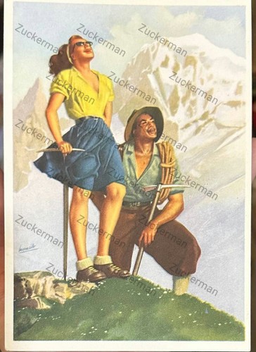 Cartolina boccasile valle - cartolina,