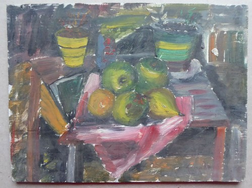 32x24cm vecchio dipinto - 32x24cm,