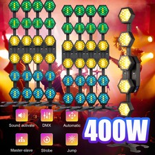 8x 400W RGB COB LED par