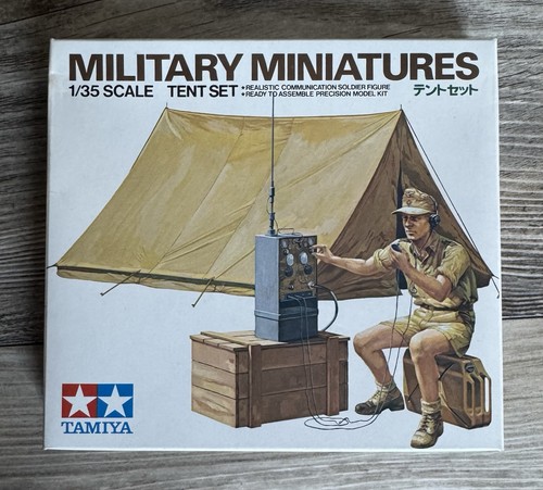 Tamiya set tenda miniature