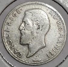 1912 Romania 50 Bani Silver