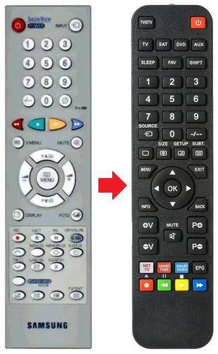 Telecomando adatto per samsung - adatto,