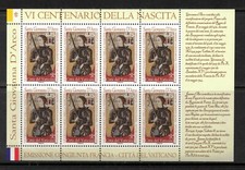 Vaticano 2012 - Foglietto  Giovanna d'Arco - N. 8 valori MNH**
