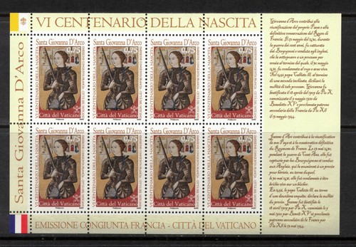 Vaticano 2012 minifoglio - -,