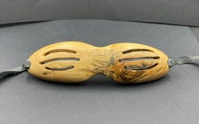 Occhiali da neve in legno