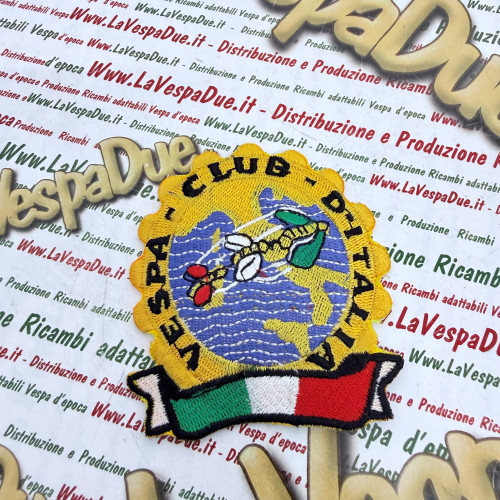 Toppa ricamata vespa club - ricamata,