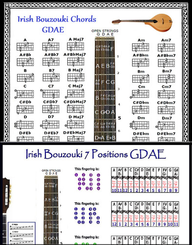 Irish bouzouki gdae - bouzouki,