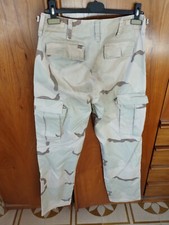 pantaloni cargo BDU misura M (W31 L34) desert camo distressed heavy used