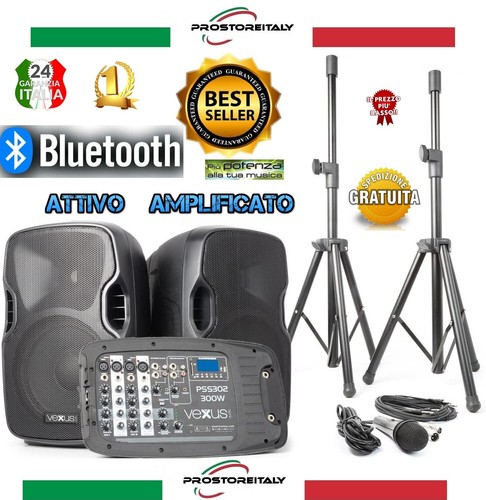 Sistema audio portatile 300w - sistema,