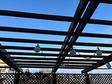 Bellissima pergola addossata in legno