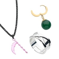 Collana con falce nera - , dragon