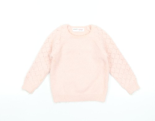 Maglione pullover rosa bambina