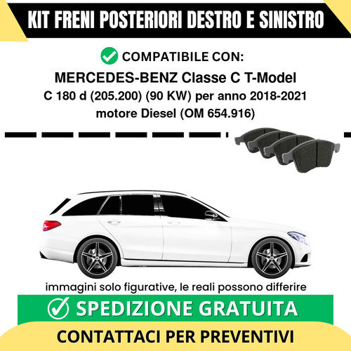 Pastiglie freno posteriori - freno,
