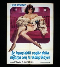 ROLLS ROYCE BABY poster italiano Lina Romay Erwin C. Dietrich Sexploitation D80