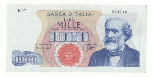 1000 lire giuseppe verdi - 1000,