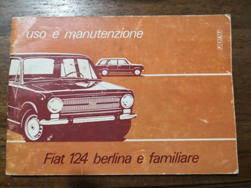 Uso manutenzione fiat - manutenzione, 124