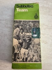 Squadra Subbuteo LW Fiorentina Anderlecht anni 70 ref. 55 presente da collezione