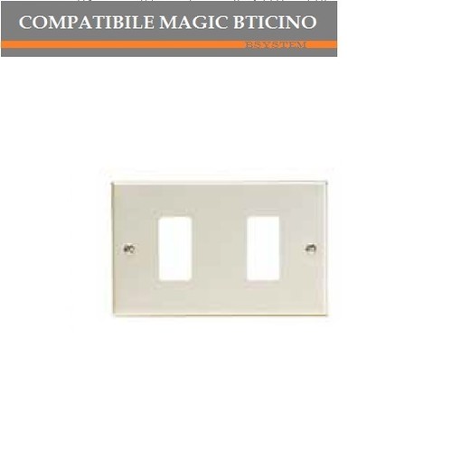 Placca alluminio - 2p,